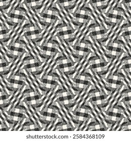 Monochrome Grain Broken Graphic Pattern