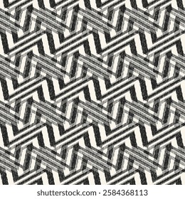 Monochrome Grain Broken Graphic Pattern