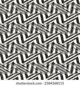 Monochrome Grain Broken Graphic Pattern