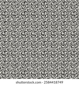 Monochrome Grain Broken Graphic Pattern