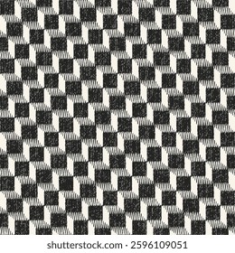 Monochrome Grain Broken Graphic Pattern
