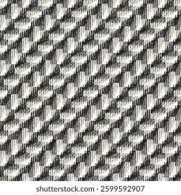 Monochrome Grain Broken Graphic Pattern