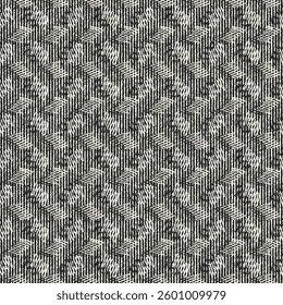 Monochrome Grain Broken Graphic Pattern