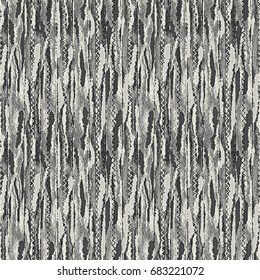 Monochrome Grain Broken Graphic Pattern