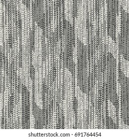 Monochrome Grain Broken Graphic Pattern