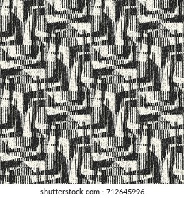 Monochrome Grain Broken Graphic Pattern