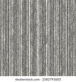 Monochrome Grain Broken Pinstriped Pattern