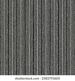 Monochrome Grain Broken Pinstriped Pattern