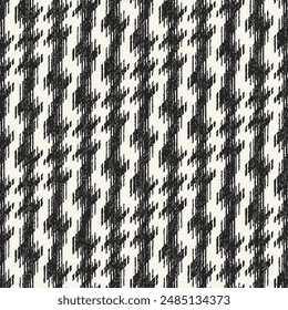 Monochrome Grain Broken Stripe Pattern
