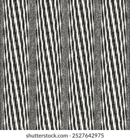 Monochrome Grain Broken Stripe Pattern