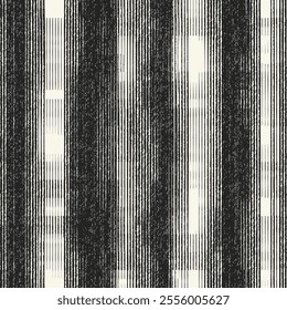 Monochrome Grain Broken Stripe Pattern