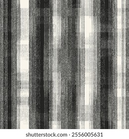 Monochrome Grain Broken Stripe Pattern