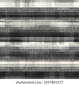 Monochrome Grain Broken Stripe Pattern