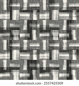 Monochrome Grain Degrade Check Pattern