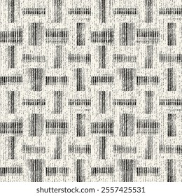 Monochrome Grain Degrade Check Pattern