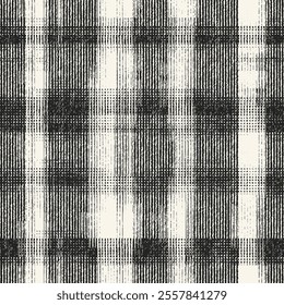 Monochrome Grain Degrade Check Pattern