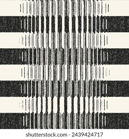 Monochrome Grain Degrade Stripe Pattern