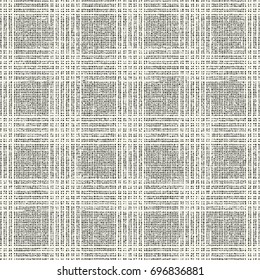 Monochrome Grain Dotted Check Pattern