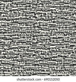 Monochrome Grain Folk Graphic Pattern
