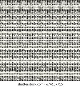 Monochrome Grain Folk Stripe Pattern