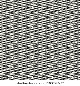 Monochrome Grain Glitch Stripe Pattern