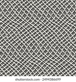 Monochrome Grain Irregular Mesh Pattern