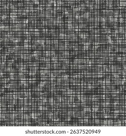 Monochrome Grain Irregular Mesh Pattern