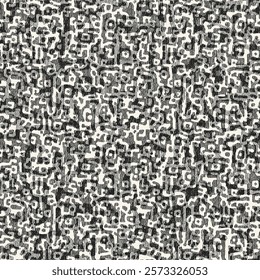 Monochrome Grain Mottled Graphic Pattern