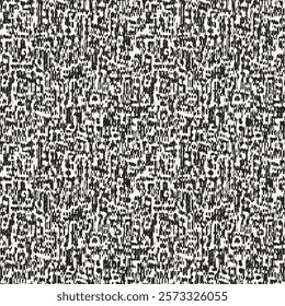 Monochrome Grain Mottled Graphic Pattern