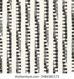 Monochrome Grain Mottled Stripe Pattern