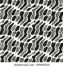 Monochrome Grain Spotty Textured Pattern