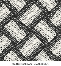 Padrão de verificação listrado de grão monocromático