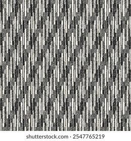 Monochrome Grain Striped Subtle Check Pattern
