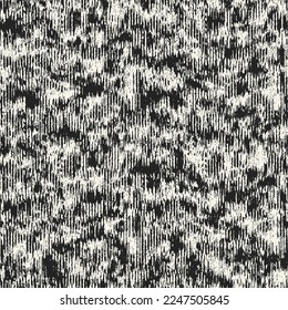 Monochrome Grain Stroke Distressed Textured Mottled Pattern
