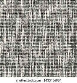 Monochrome Grain Stroke Textured Distressed Background. Seamless Pattern. 