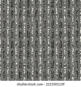 Monochrome Grain Stroke Textured Variegated Striped Pattern