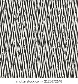 Patrón de zigzag texturizado de roce de grano monocromo
