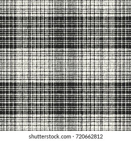 Monochrome Grain Textured Check Pattern