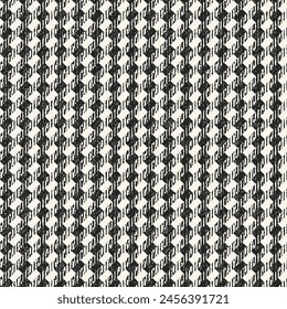 Monochrome Grain Textured Checked Pattern