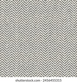 Monochrome Grain Textured Chevron Pattern