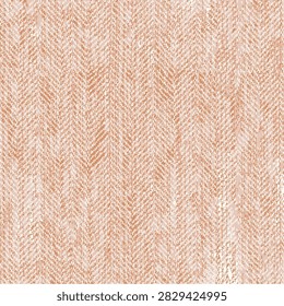 Monochrome Grain Textured Chevron Pattern, Seamless repeating pattern with a traditional striped chevron design. orange colour zigzag stripes. Abstract geometric background. Vector illustration.