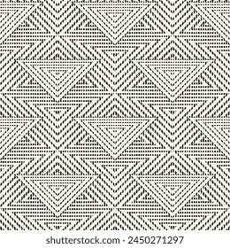 Patrón geométrico con textura de grano monocromo