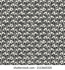 Monochrome Grain Textured Irregularly Dotted Pattern
