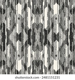 Monochrome Grain Textured Ornate Pattern