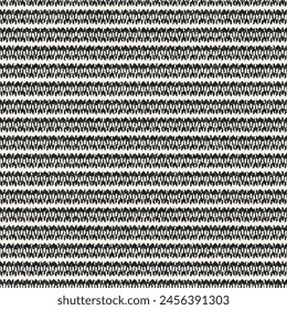 Monochrome Grain Textured Striped Pattern