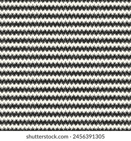 Monochrome Grain Textured Striped Pattern