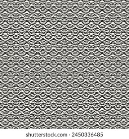 Monochrome Grain Textured Wave Pattern
