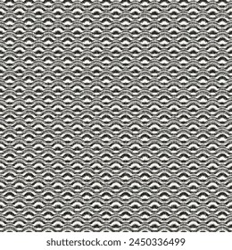 Monochrome Grain Textured Wave Pattern