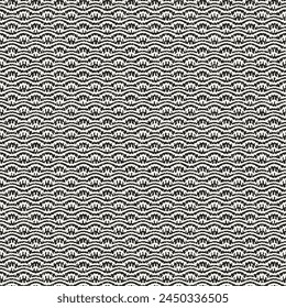 Monochrome Grain Textured Wave Pattern