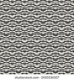 Monochrome Grain Textured Wave Pattern